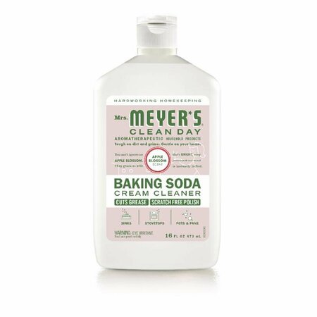 MRS. MEYERS Clean Day Apple Blossom Scent Baking Soda Cleaner Cream 16 oz 11917